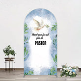 Lofaris Pigeon Thank You Pastor Appreciation Arch Backdrop